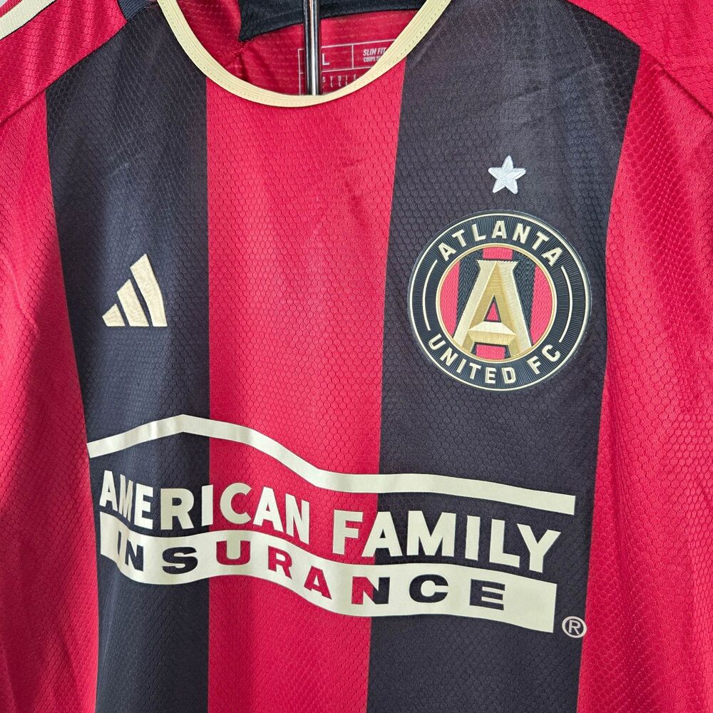 Adidas Atlanta United FC 23/24 Home Authentic Soccer Jersey IC3001 Sz L - Picture 4 of 8